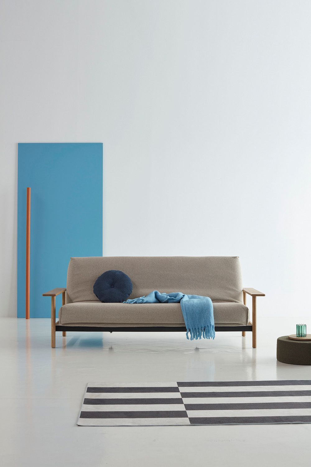 Divano letto sfoderabile Balder uso quotidiano 140 x 200