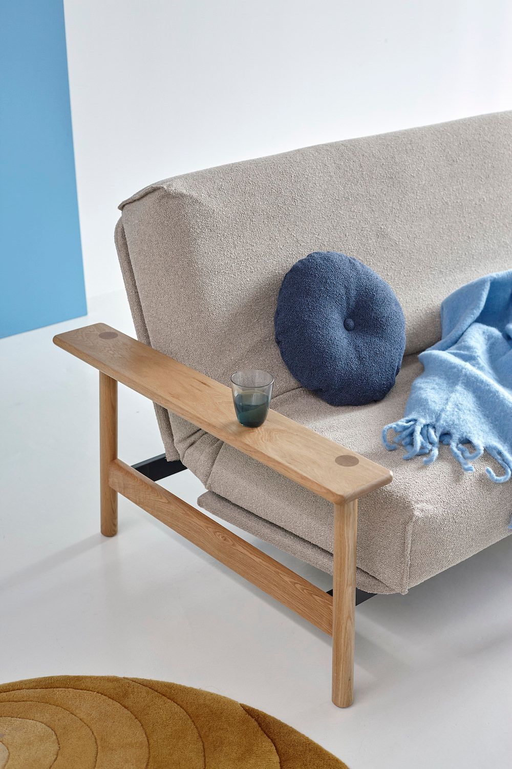 Divano letto sfoderabile Balder uso quotidiano 140 x 200