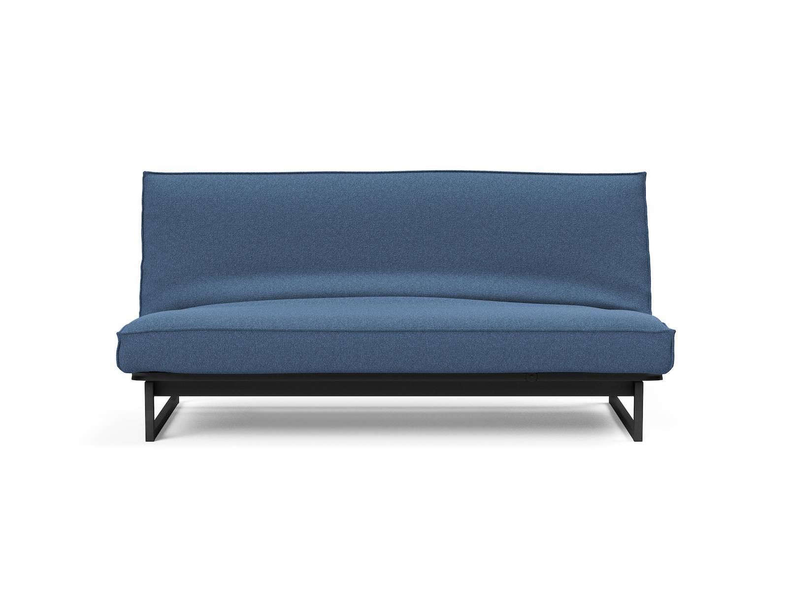 Divano letto matrimoniale sfoderabile Fraction 140 - 537 Bouclé Blue