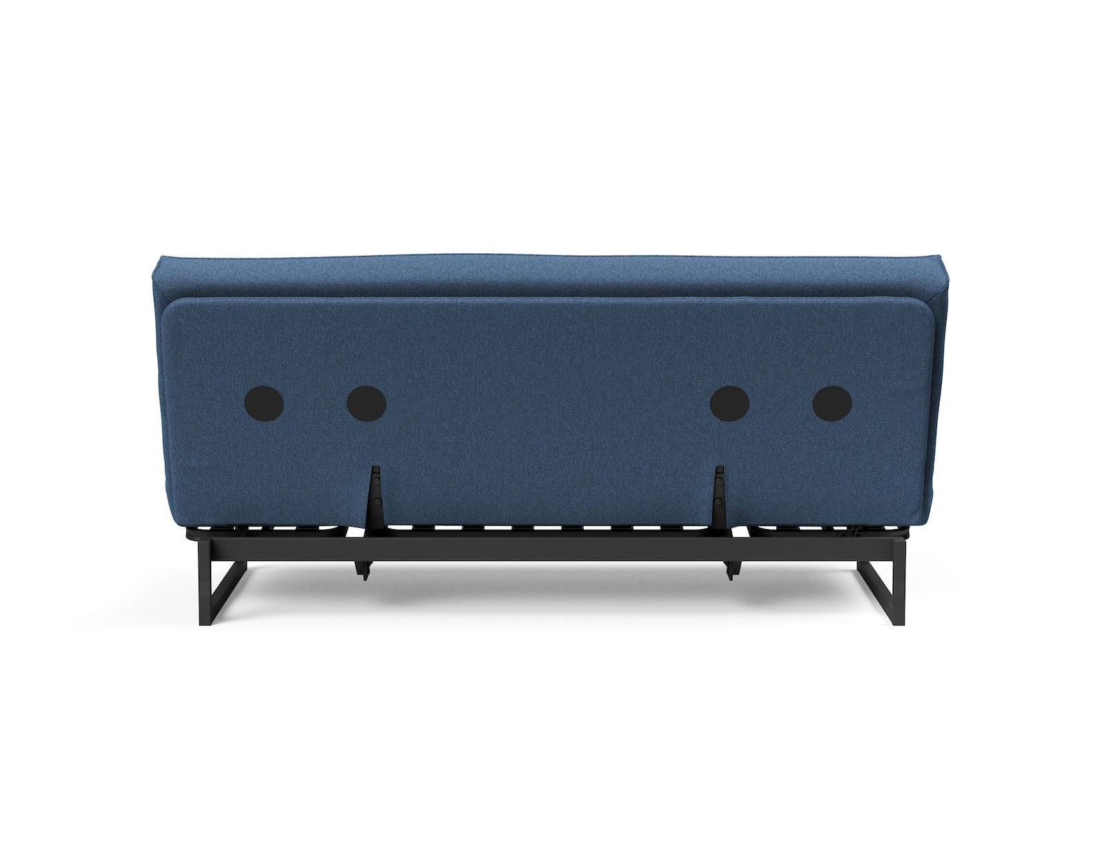 Divano letto matrimoniale sfoderabile Fraction 140 - 537 Bouclé Blue