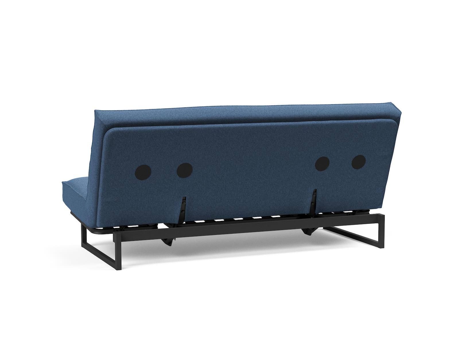 Divano letto matrimoniale sfoderabile Fraction 140 - 537 Bouclé Blue