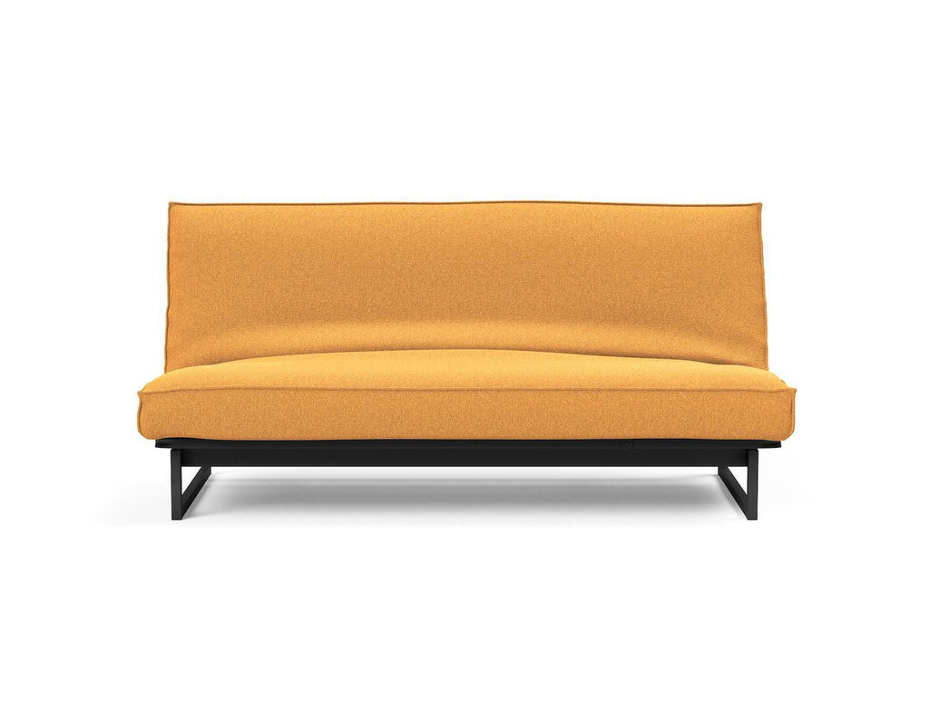 Divano letto matrimoniale sfoderabile Fraction 140 - 536 Bouclé Ochre