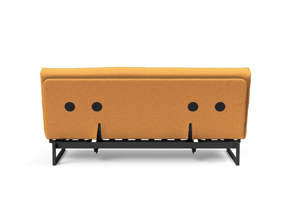 Divano letto matrimoniale sfoderabile Fraction 140 - 536 Bouclé Ochre