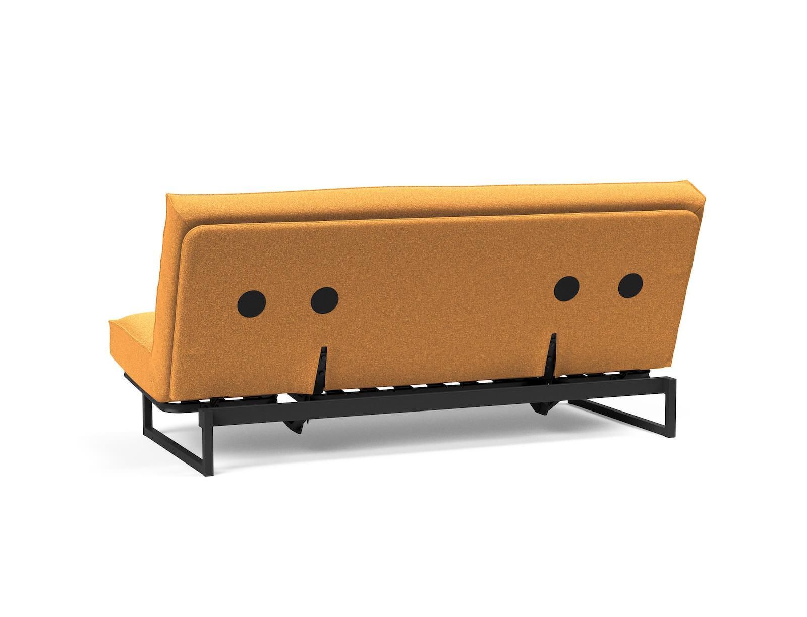 Divano letto matrimoniale sfoderabile Fraction 140 - 536 Bouclé Ochre