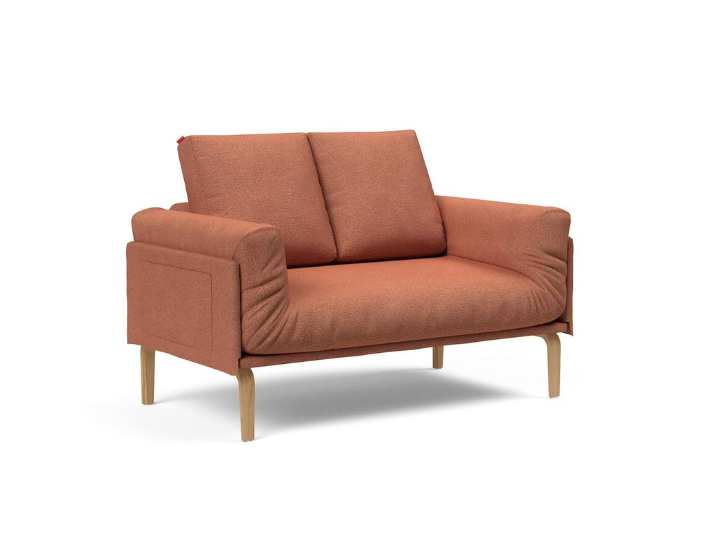 Divano letto singolo sfoderabile Rollo - 301 Weda Rust
