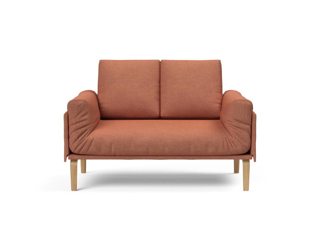 Divano letto singolo sfoderabile Rollo - 301 Weda Rust
