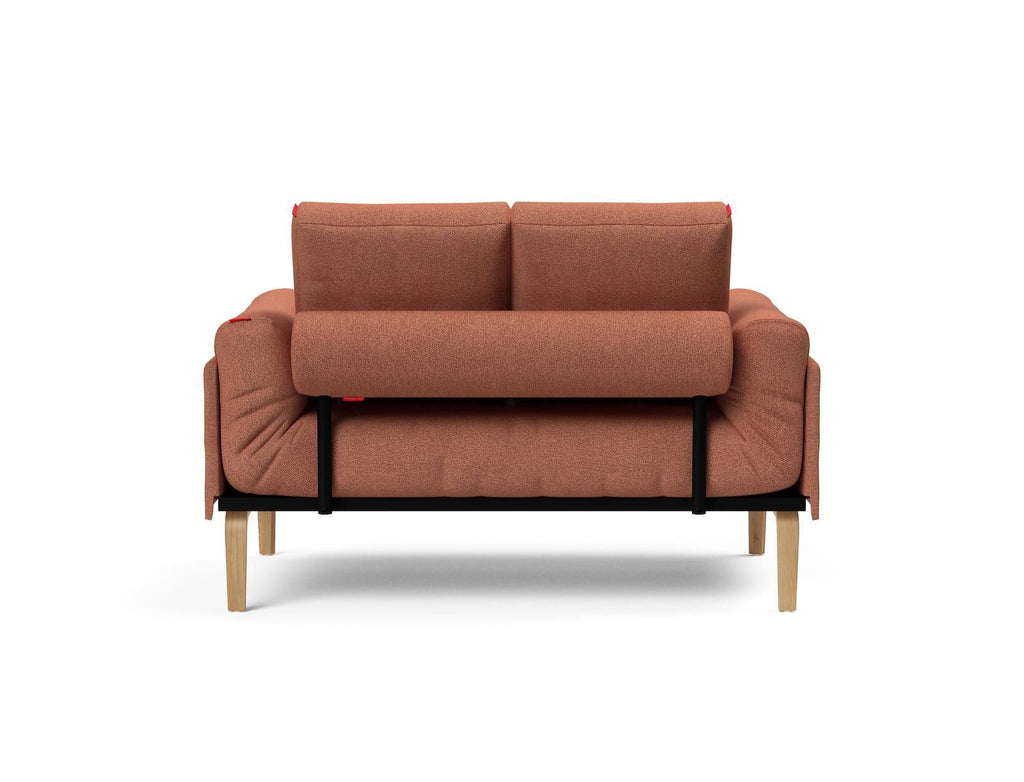 Divano letto singolo sfoderabile Rollo - 301 Weda Rust