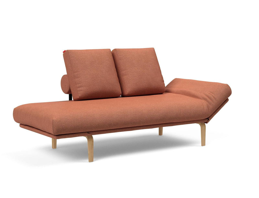 Divano letto singolo sfoderabile Rollo - 301 Weda Rust