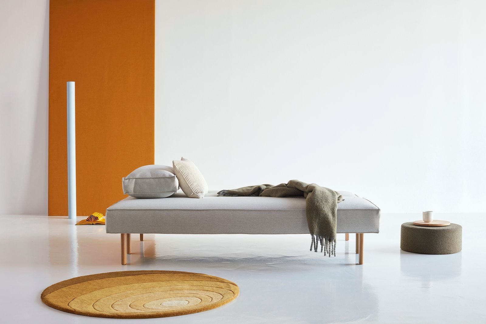 Divano letto alla francese Sly Wood - 527 Mixed Dance Natural