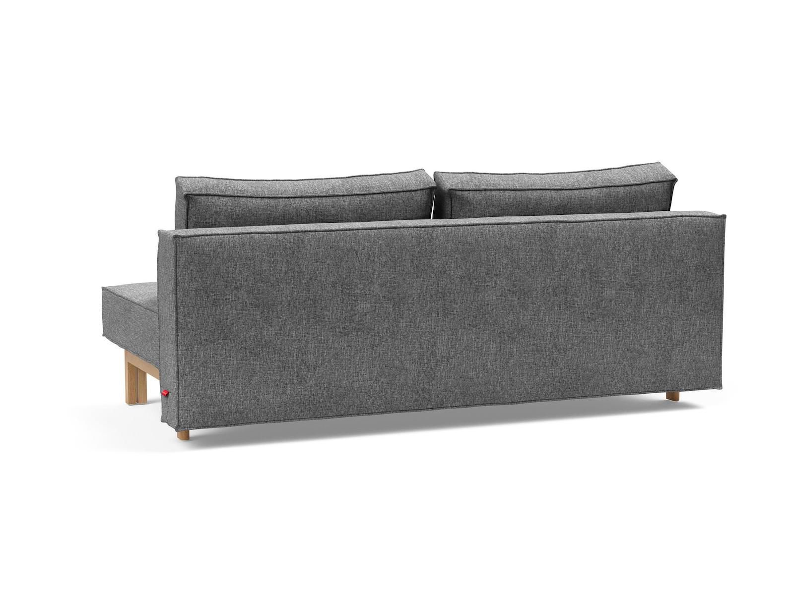 Divano letto alla francese Sly Wood - 563 Twist Charcoal