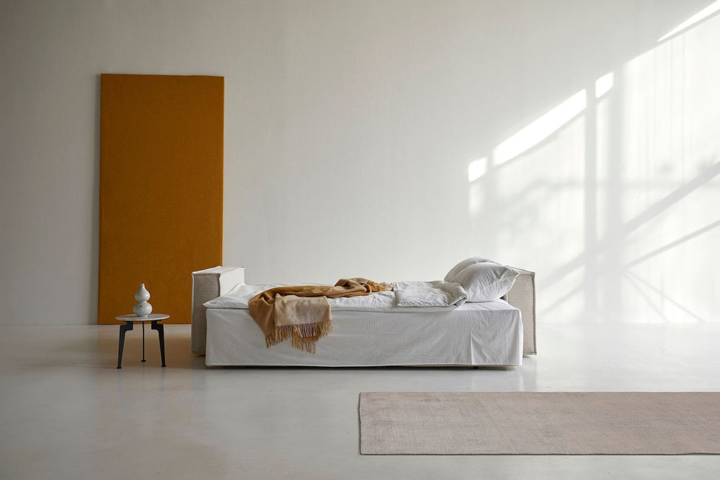 Divano letto matrimoniale Newilla - 594 Corduroy Ivory