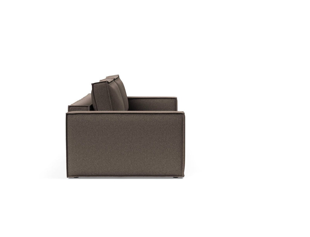 Divano letto matrimoniale Newilla - 530 Bouclé Taupe