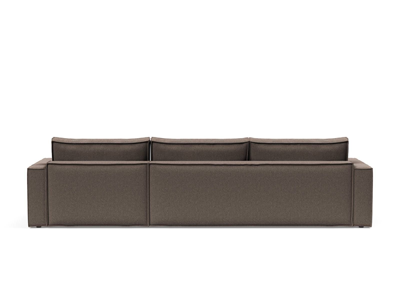 Divano letto matrimoniale Newilla - 530 Bouclé Taupe