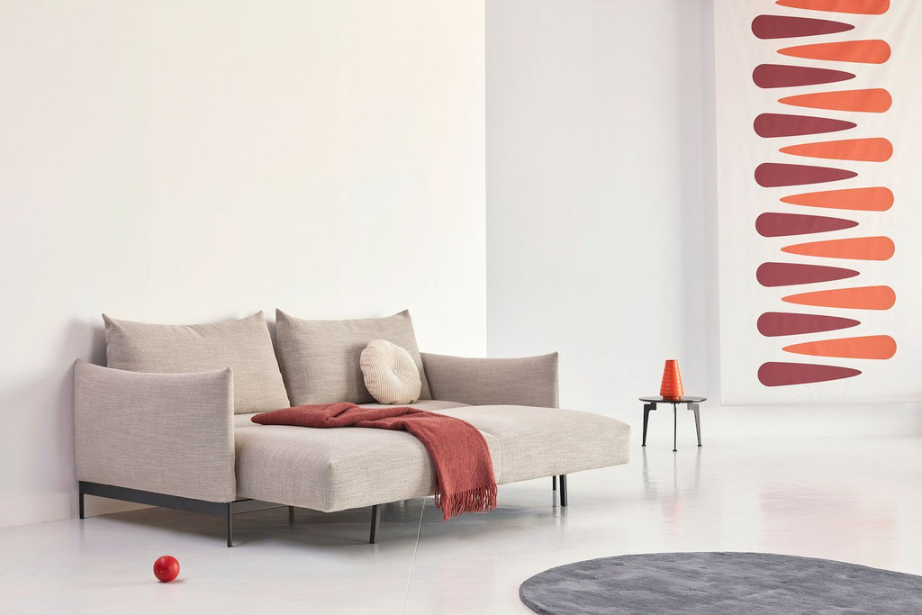 Divano letto matrimoniale Malloy - 579 Kenya Gravel