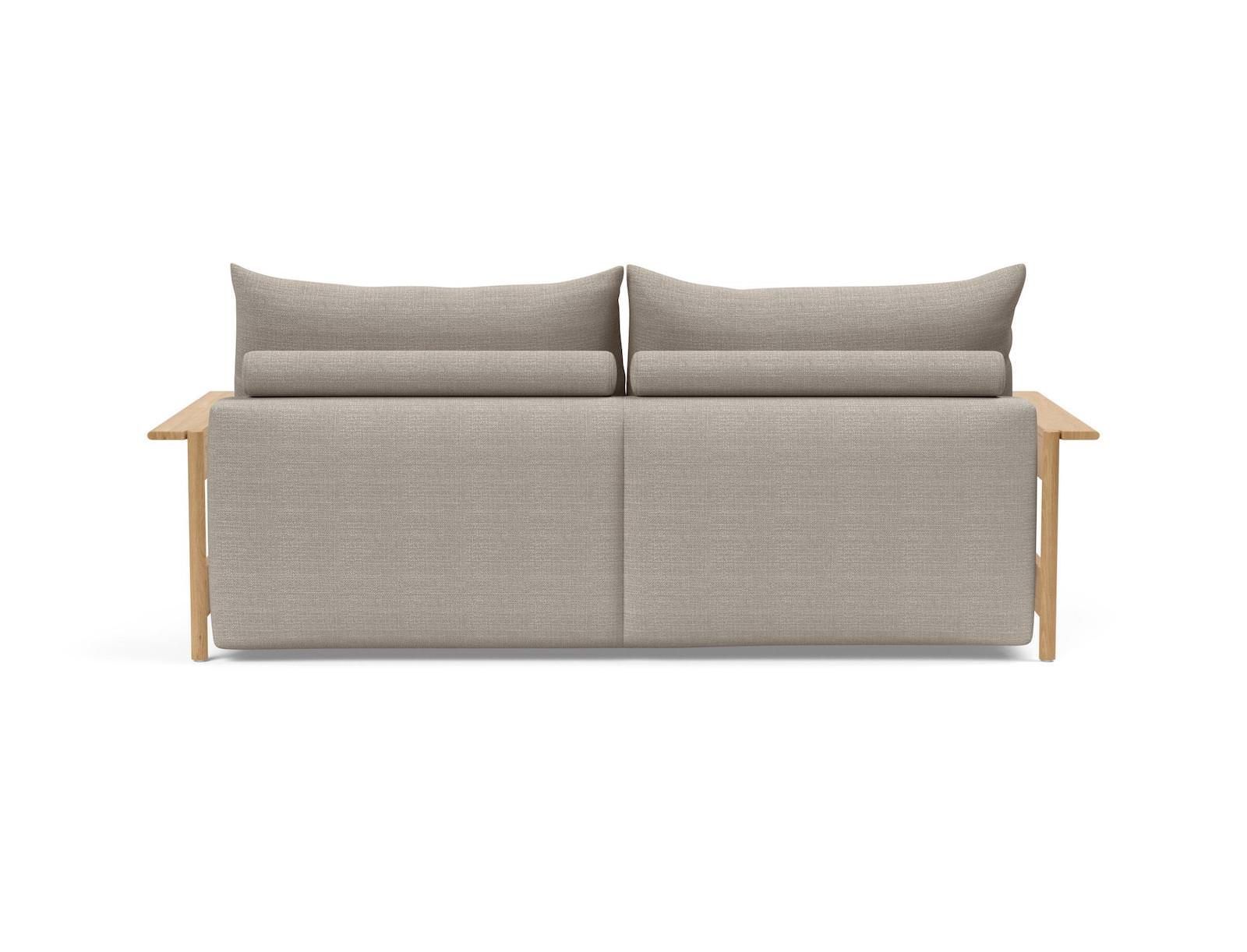 Divano letto matrimoniale Malloy Wood - 579 Kenya Gravel