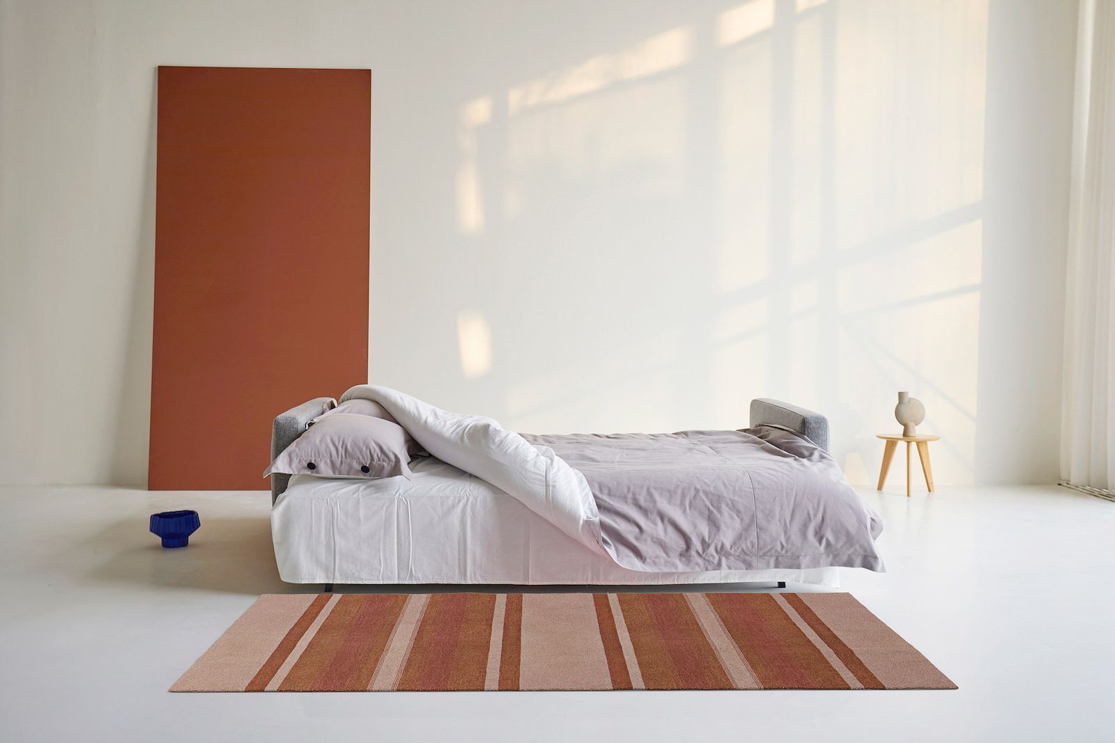 Divano letto matrimoniale in tessuto design moderno Supremax Deluxe - 563 Twist Charcoal