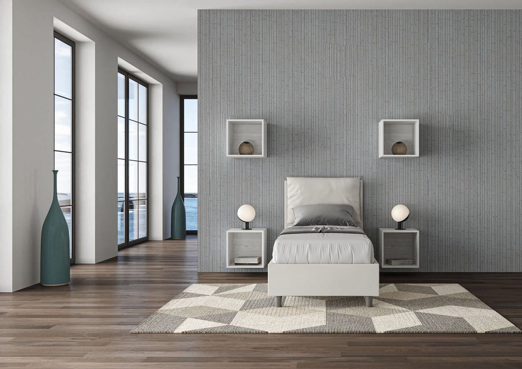 Letto singolo con contenitore Brignoles