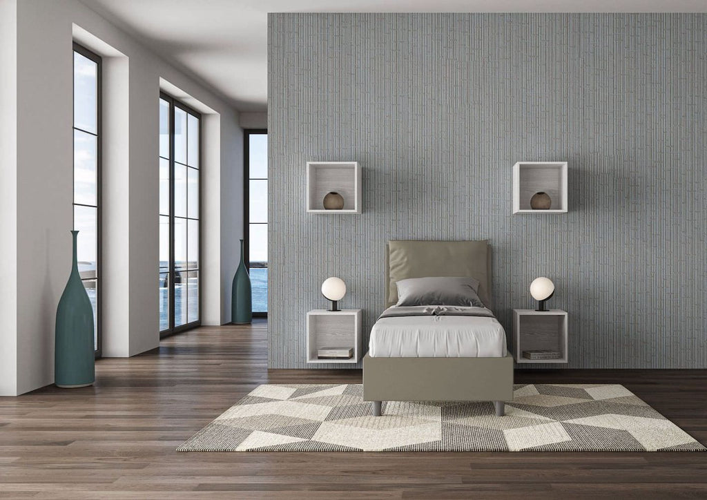 Letto singolo con contenitore Brignoles