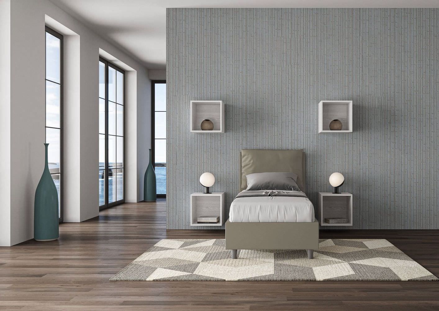 Letto singolo con contenitore Brignoles