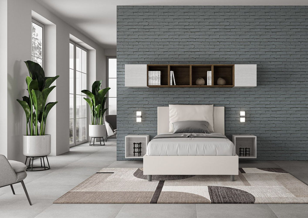 Letto con contenitore una piazza e mezza Brignoles