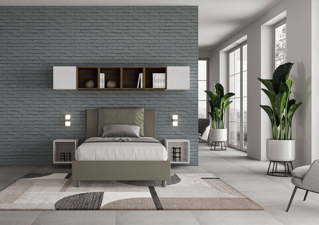 Letto con contenitore una piazza e mezza Brignoles