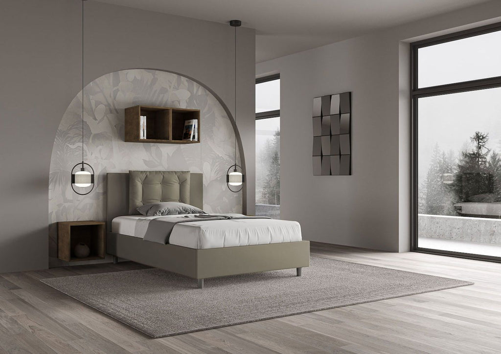 Letto ad una piazza e mezza con contenitore Martigues