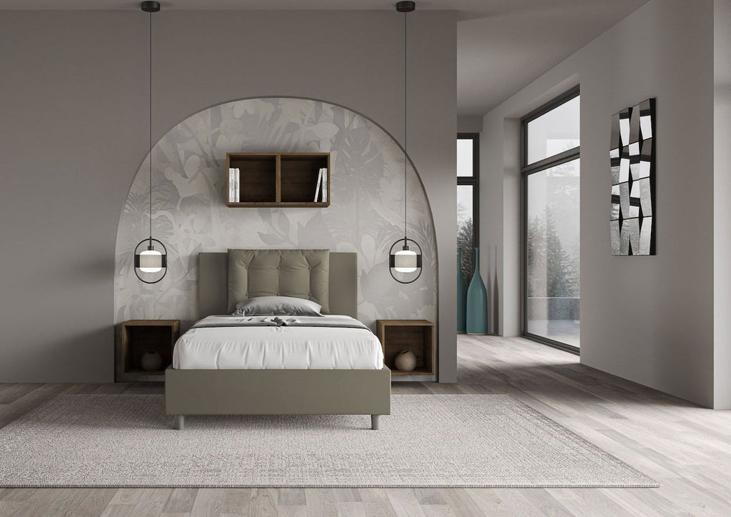 Letto ad una piazza e mezza con contenitore Martigues