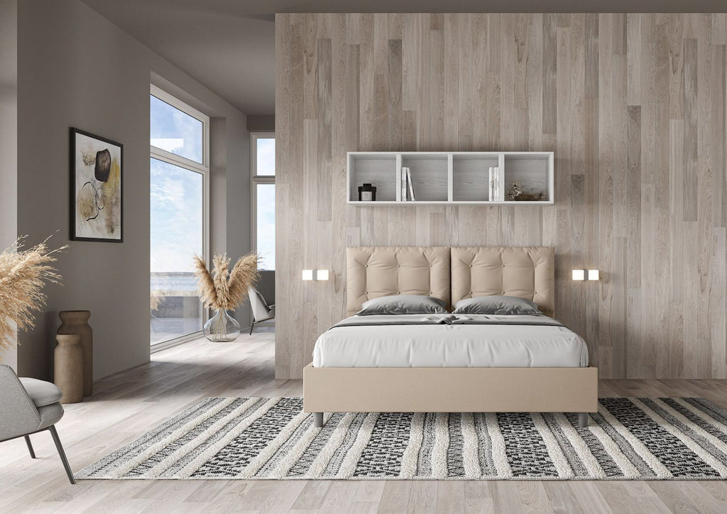 Letto contenitore matrimoniale design moderno Martigues