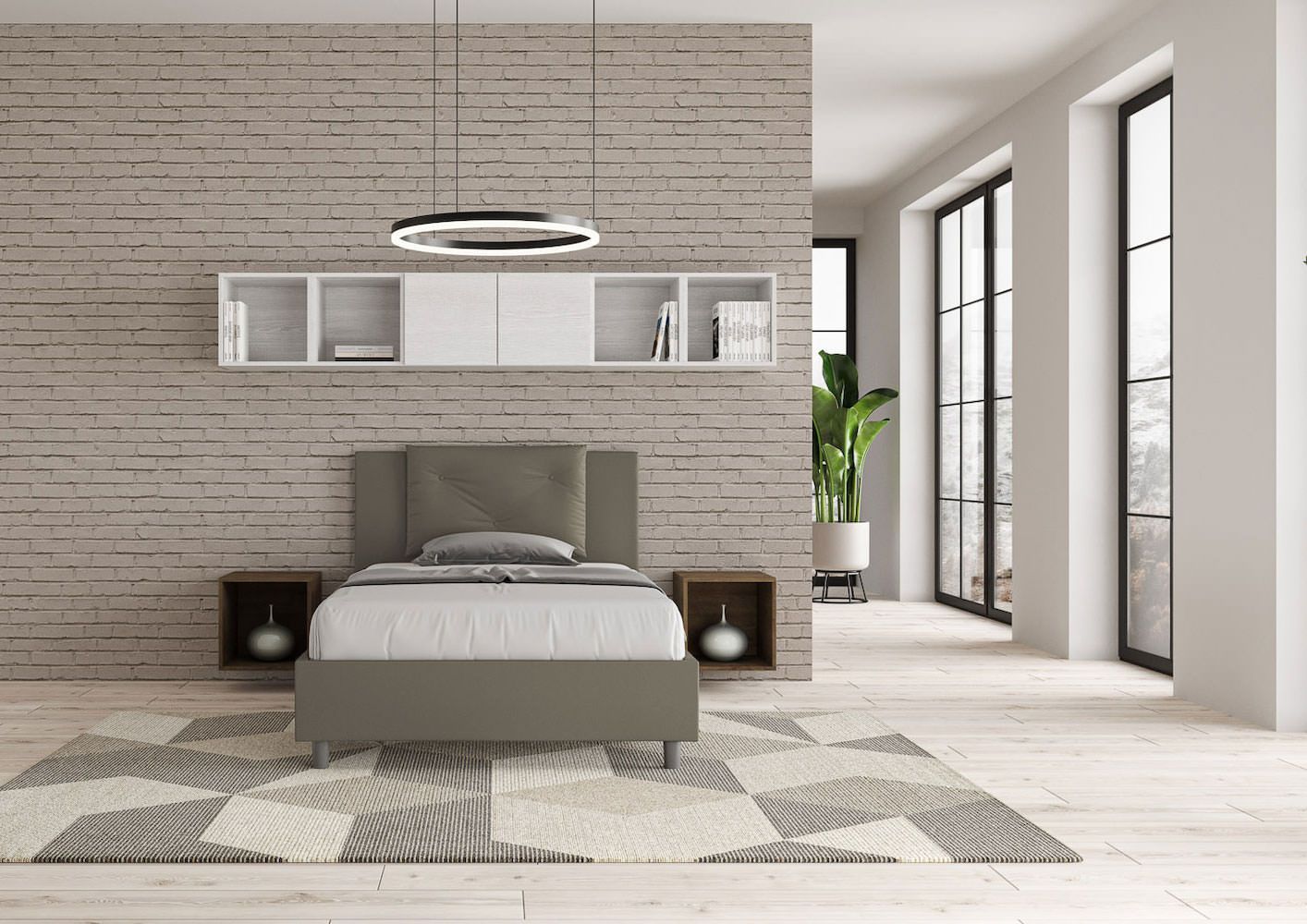 Letto contenitore una piazza e mezza Auxerre