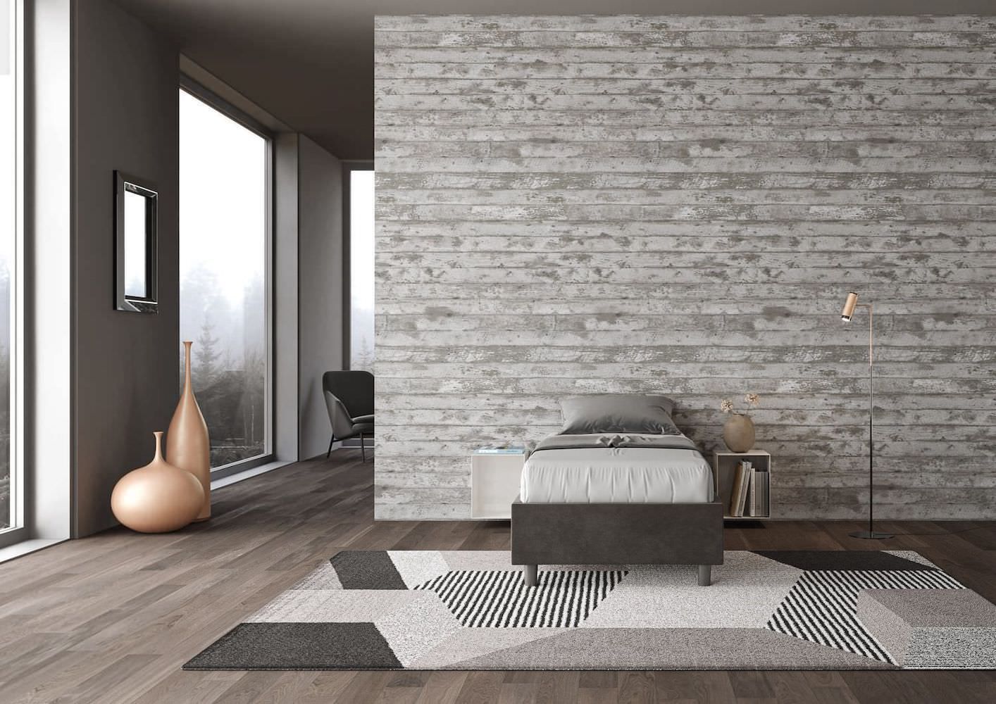 Letto singolo contenitore senza testata Dynasty Color