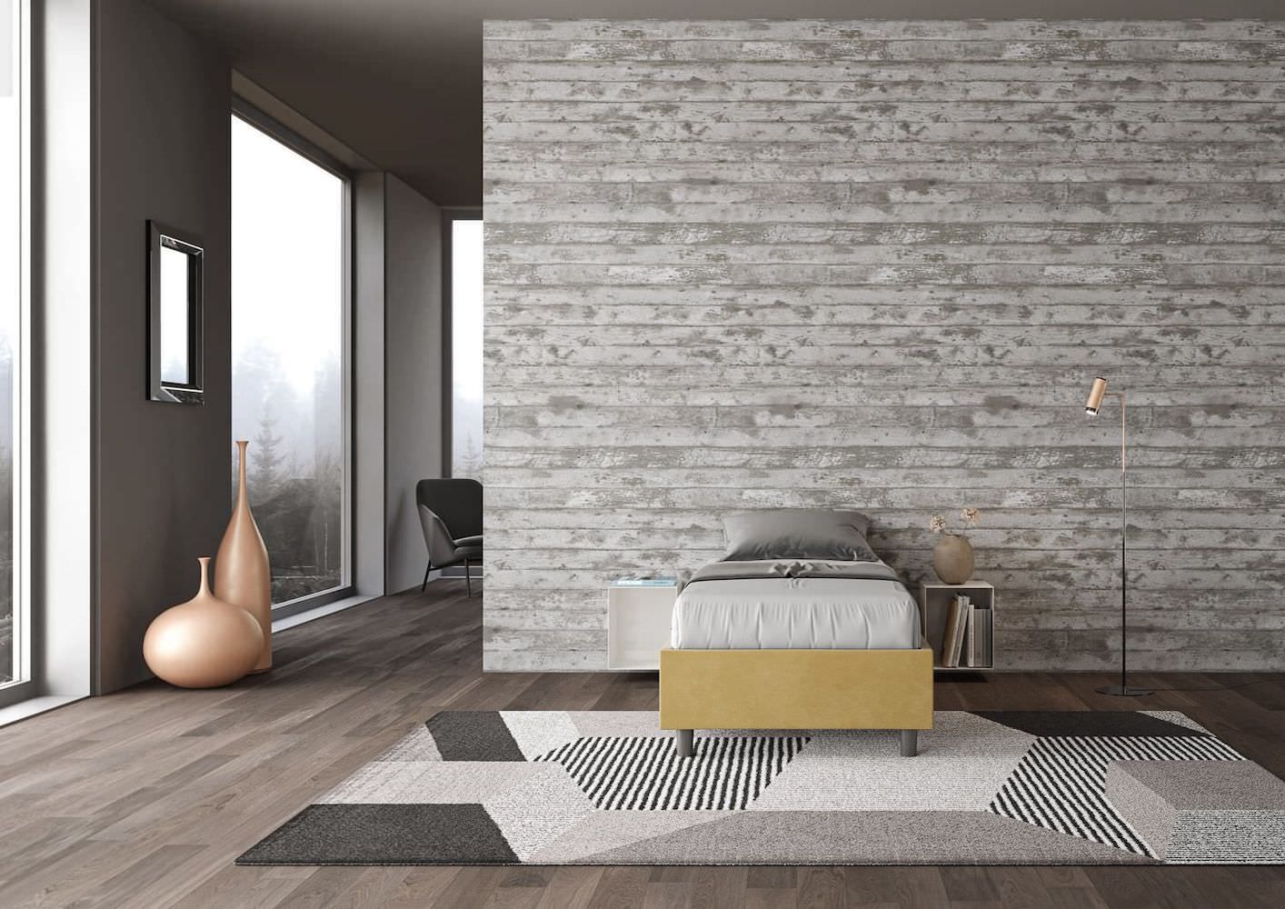 Letto singolo contenitore senza testata Dynasty Color