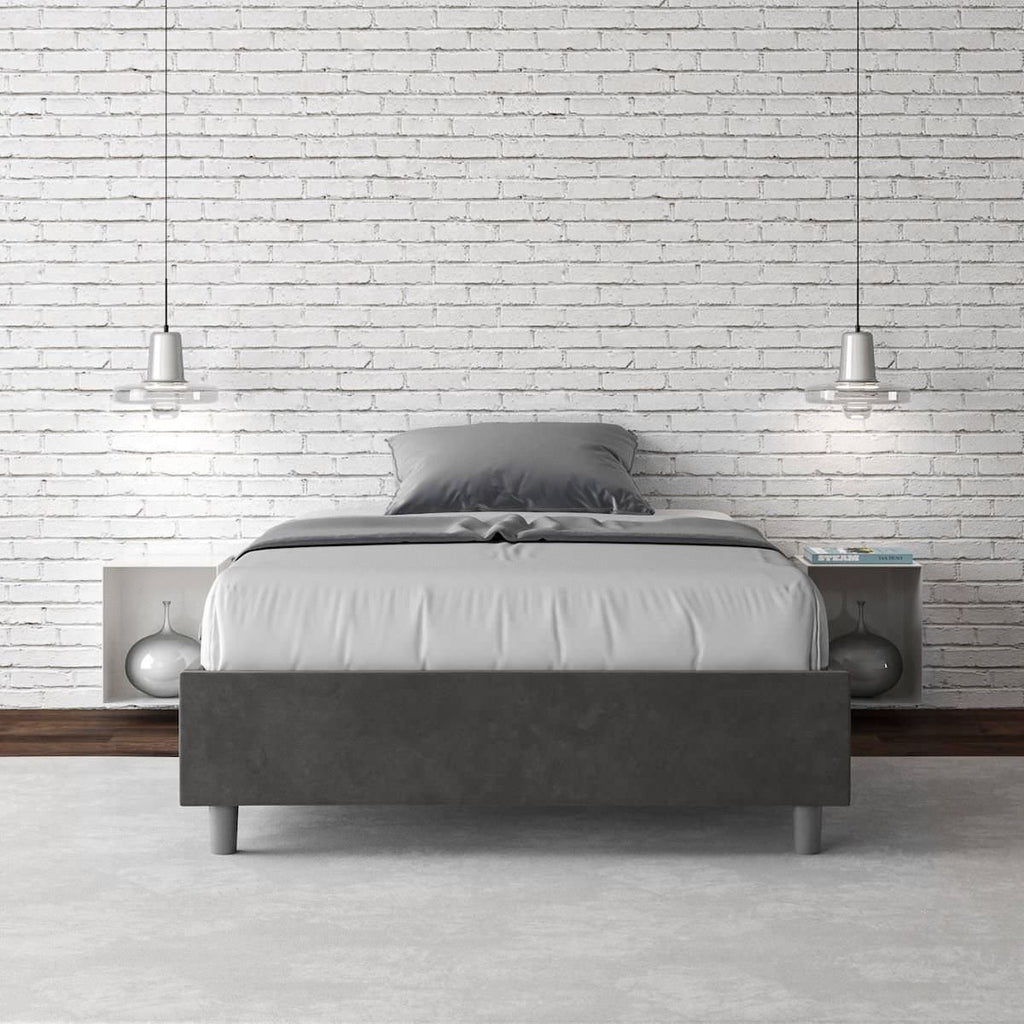 Letto contenitore una piazza e mezza senza testata Dynasty Color