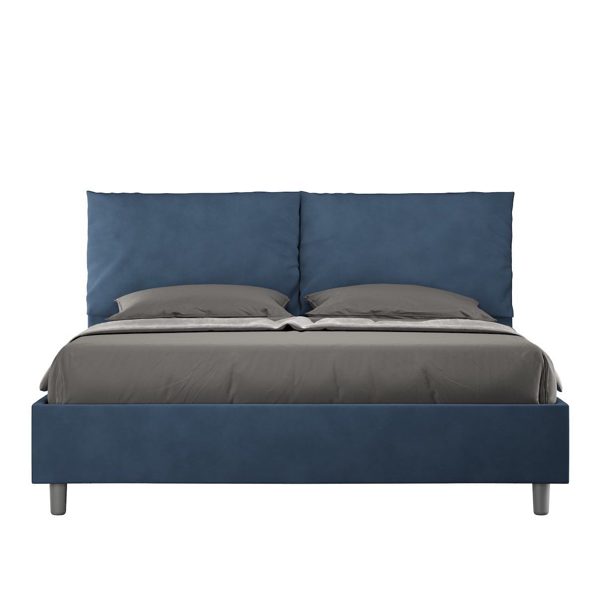 Letto matrimoniale con contenitore Brignoles Color