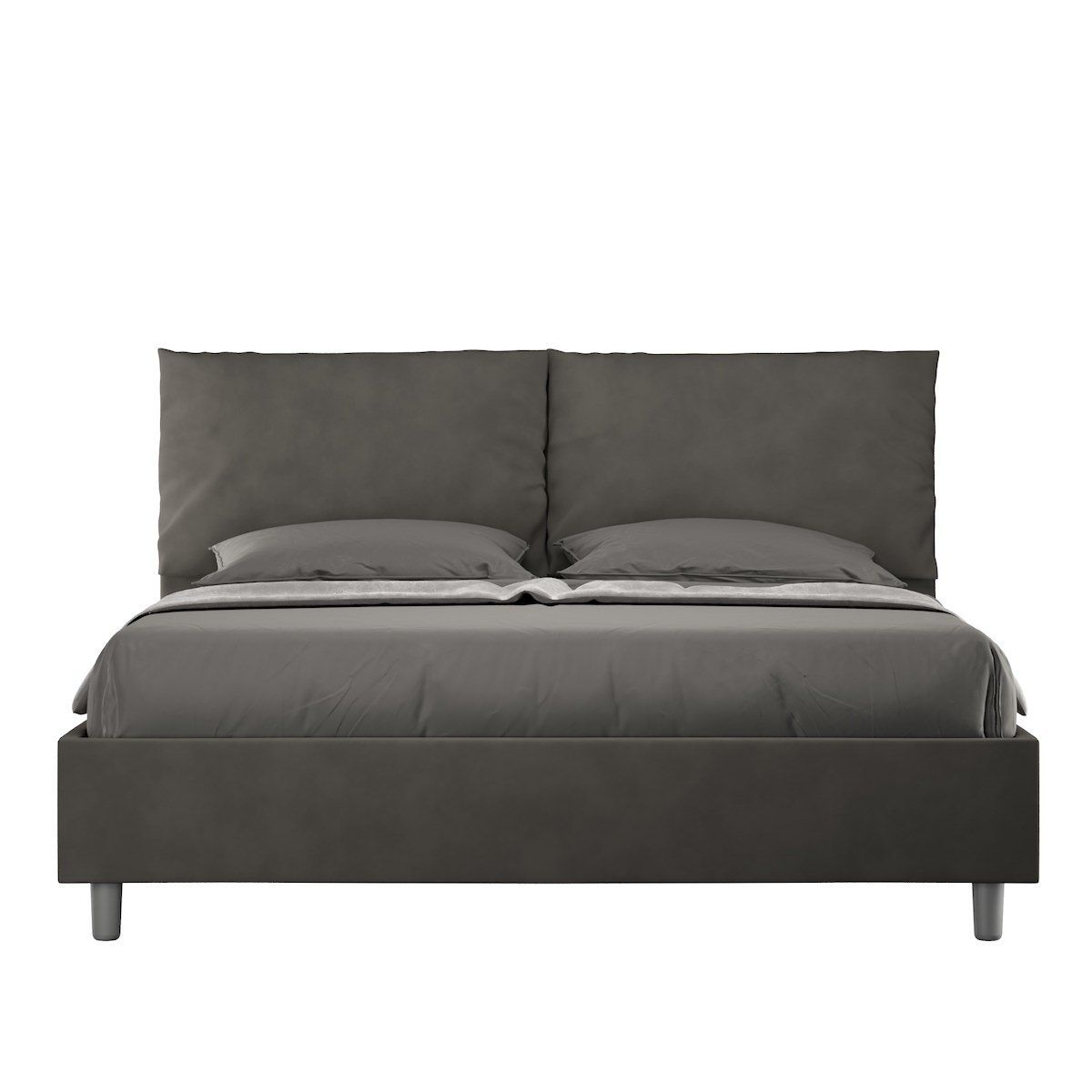 Letto matrimoniale con contenitore Brignoles Color