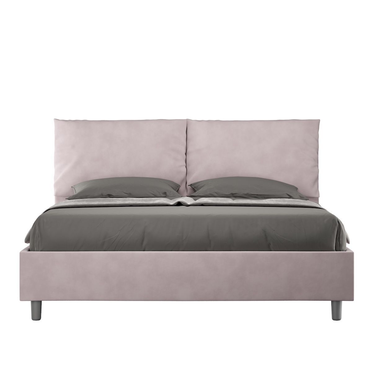Letto matrimoniale con contenitore Brignoles Color