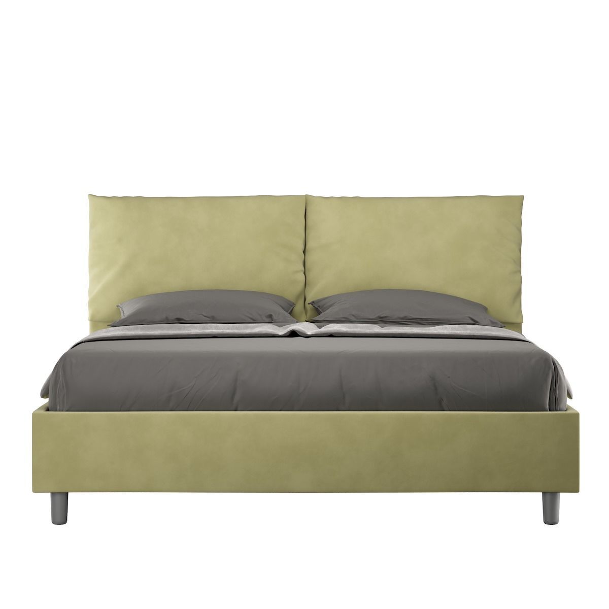Letto matrimoniale con contenitore Brignoles Color
