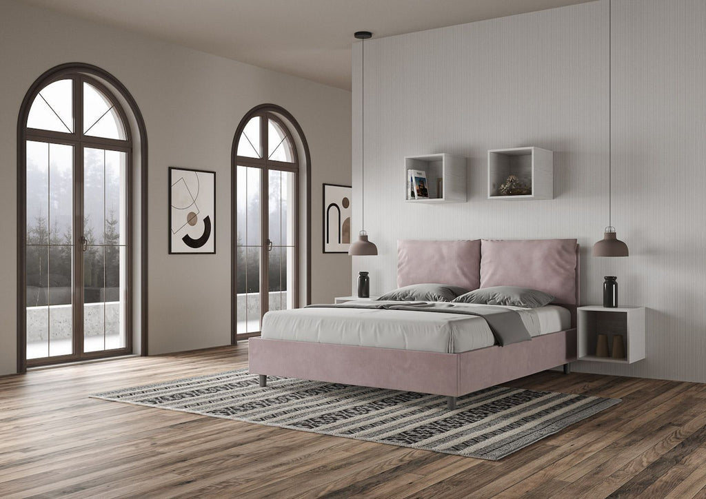 Letto matrimoniale con contenitore Brignoles Color