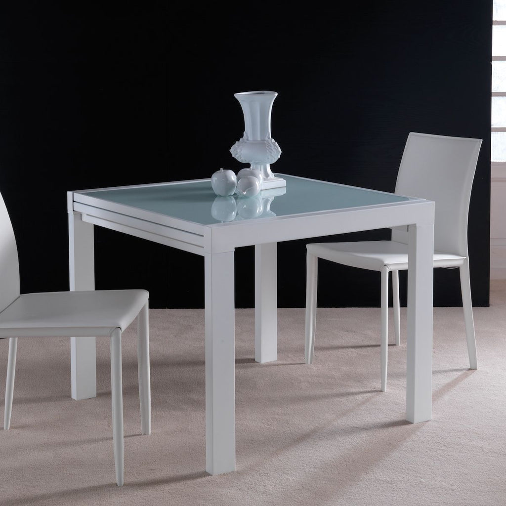 Tavolo quadrato o rettangolare allungabile design moderno Conrado