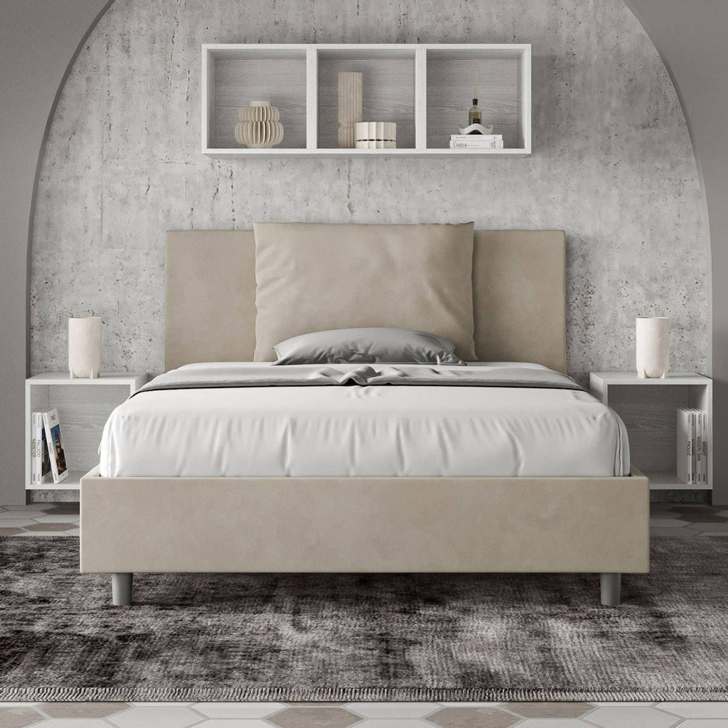 Letto alla francese con contenitore Brignoles
