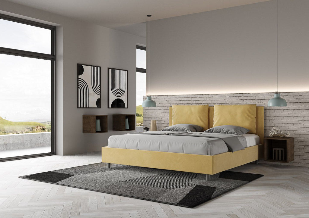 Letto matrimoniale king size con contenitore Brignoles