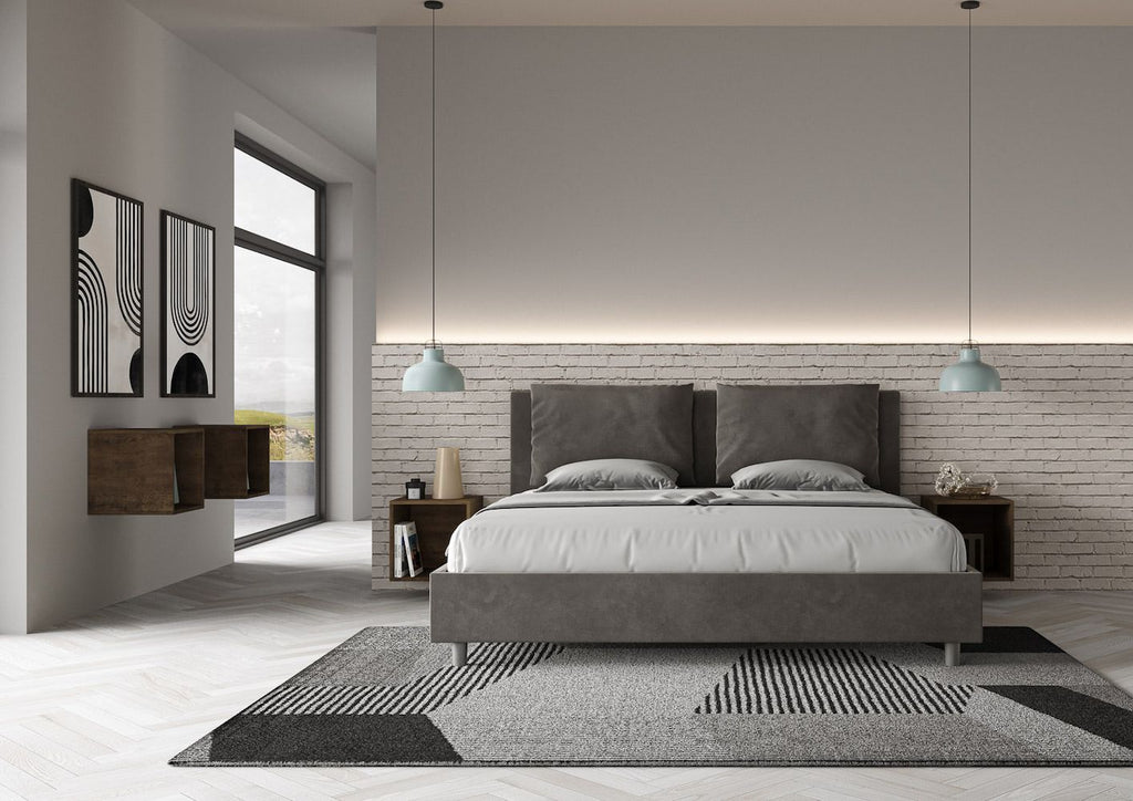 Letto matrimoniale king size con contenitore Brignoles