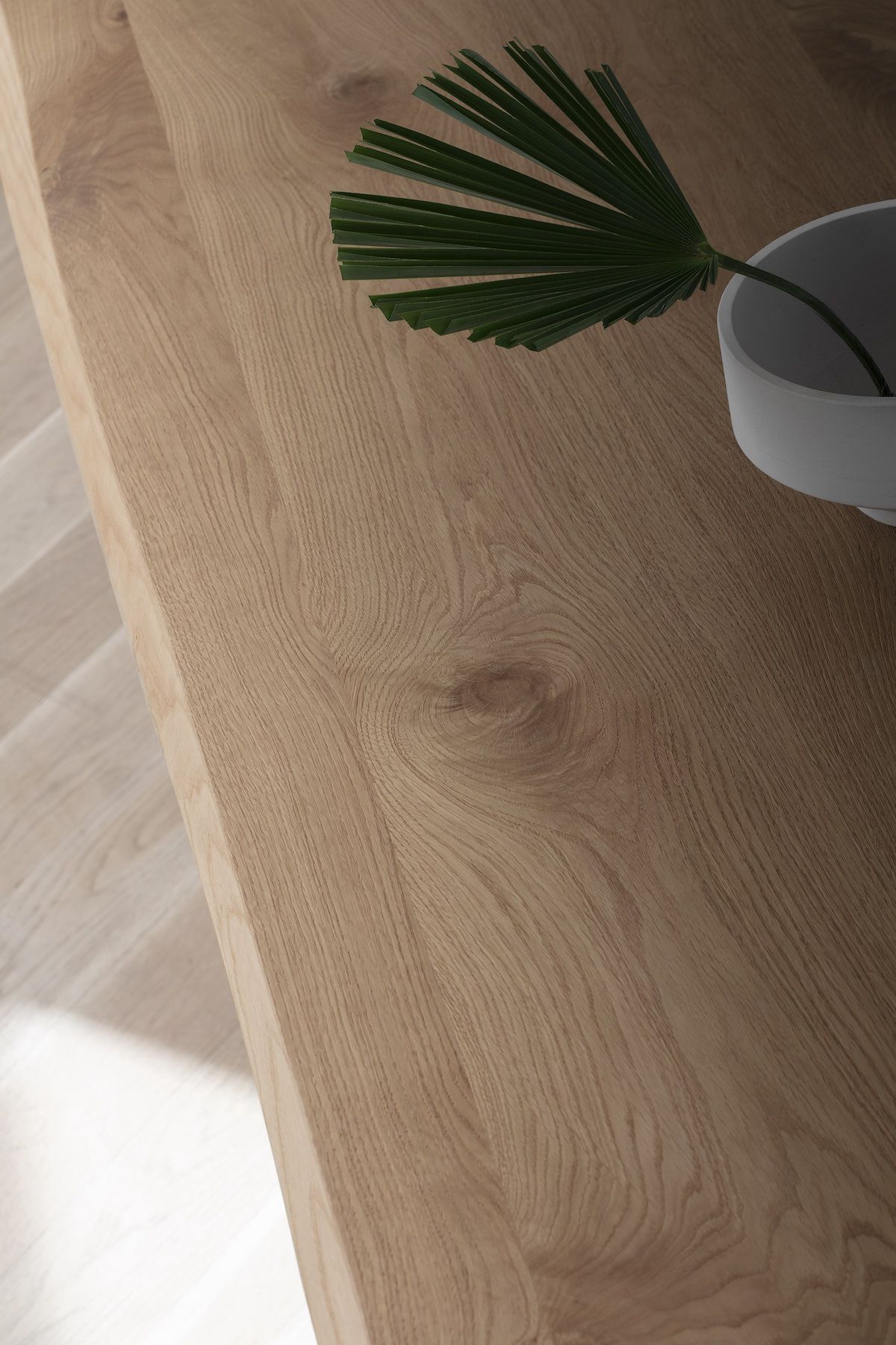 Tavolo da pranzo fisso con piano in legno Holger Oak