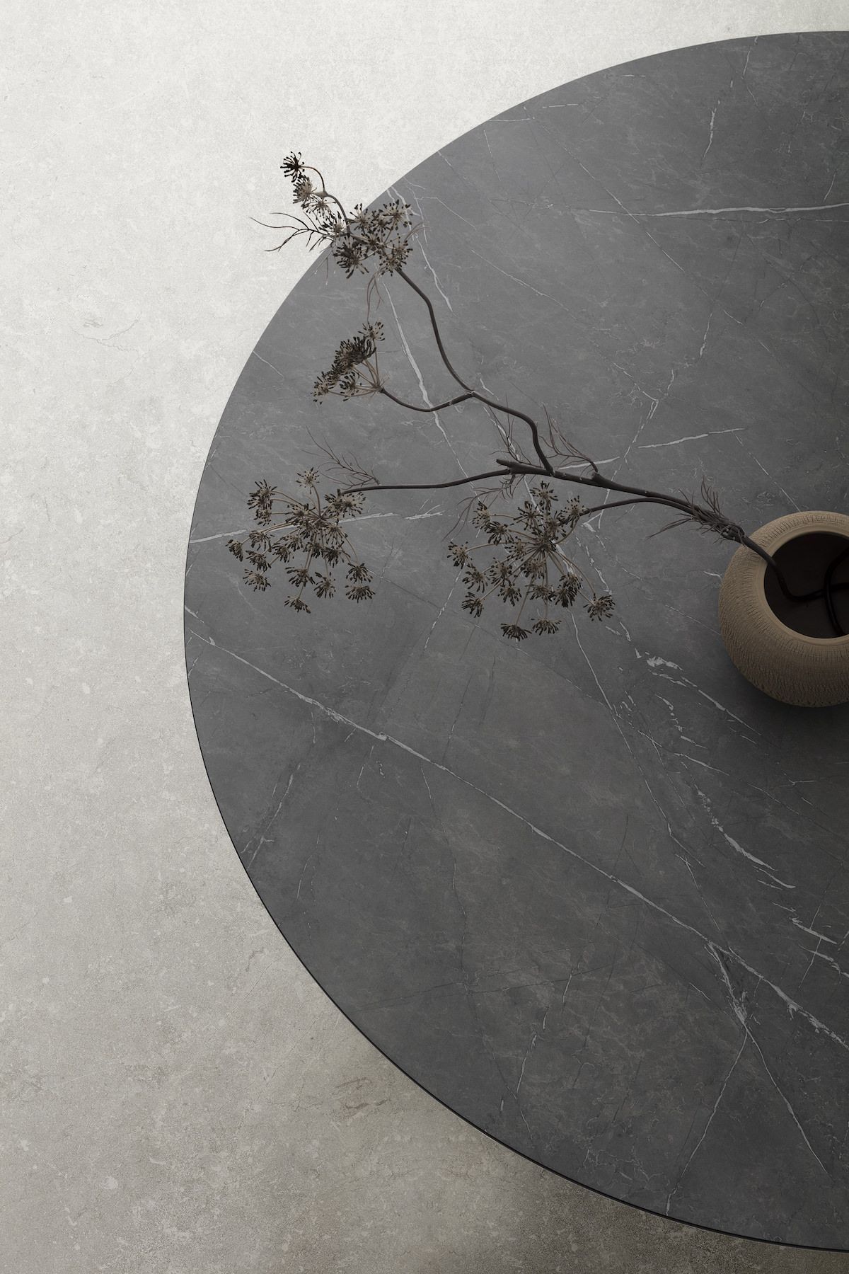 Tavolo rotondo fisso per sala da pranzo Holger Kaspio