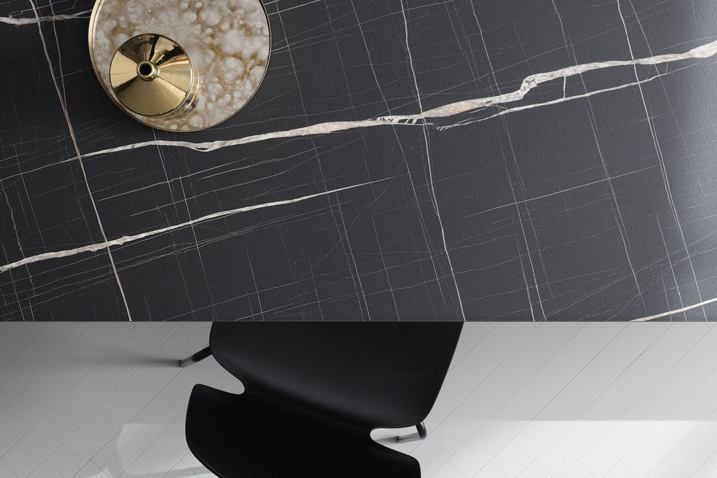 Tavolo allungabile in metallo e laminato Douglas Jazz