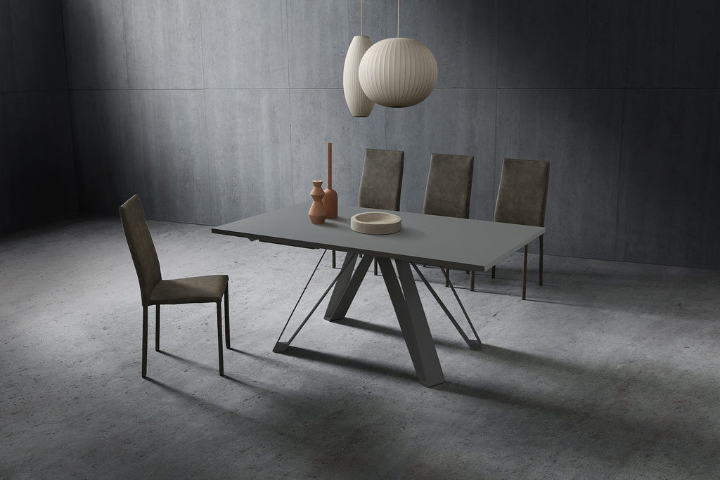 Tavolo da pranzo allungabile con piano in laminato Sanders London