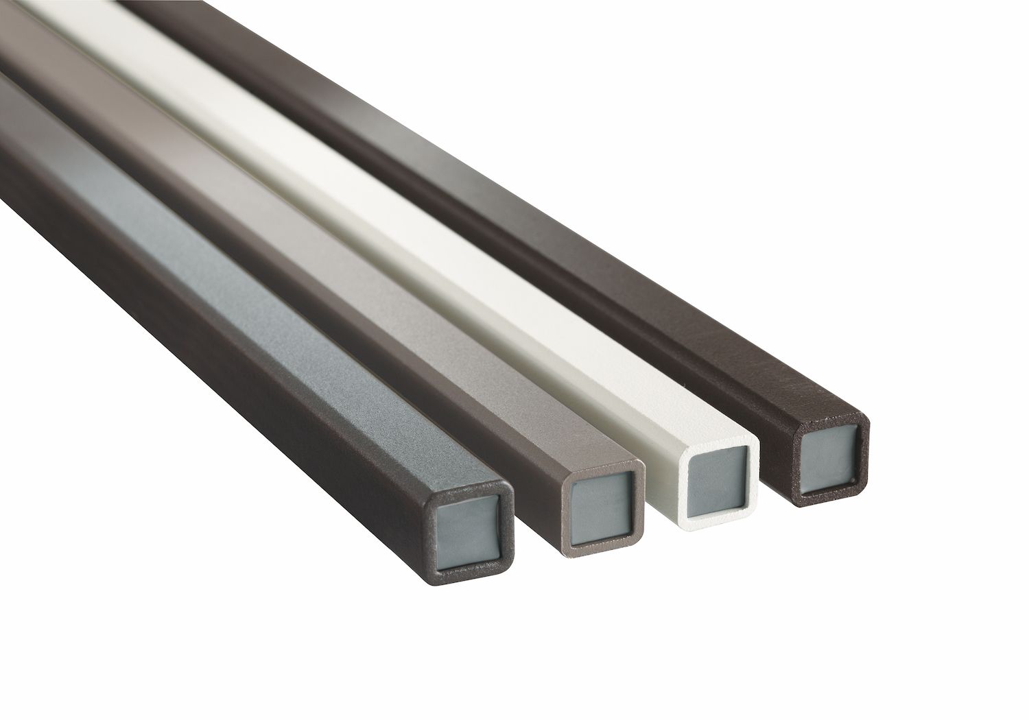 Libreria da parete in acciaio tubolare Etere6