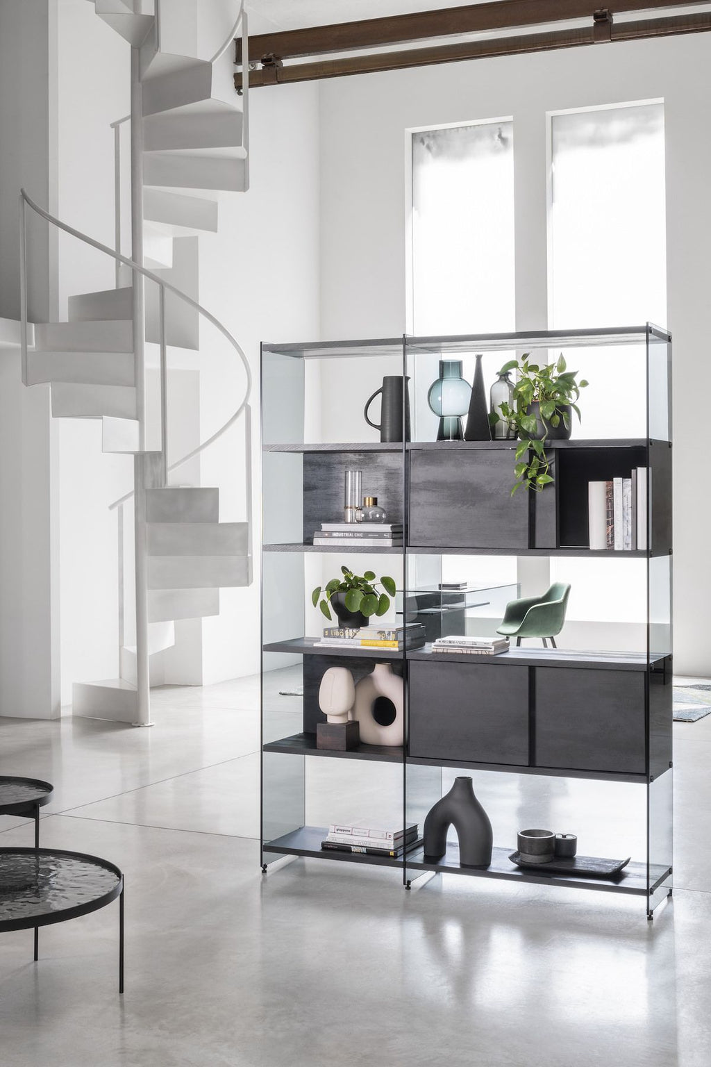 Libreria divisoria separa-ambienti Tibor-Comp23