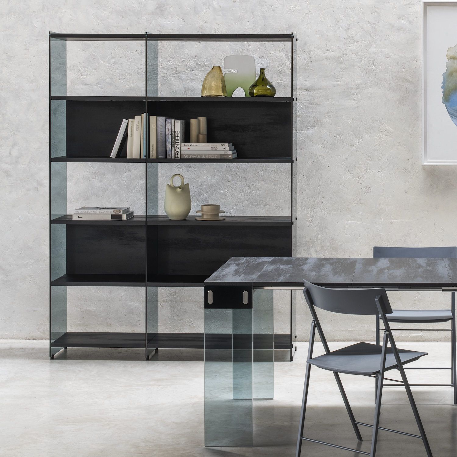 Libreria divisoria separa-ambienti Tibor-Comp24