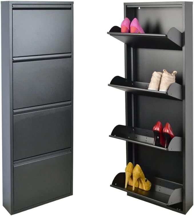 Scarpiera salvaspazio per interno o esterno Norman 4