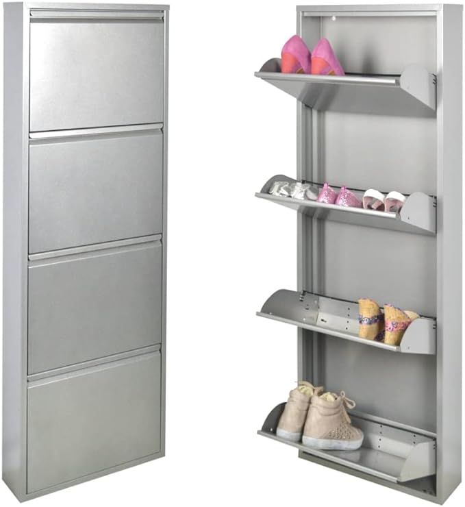 Scarpiera salvaspazio per interno o esterno Norman 4